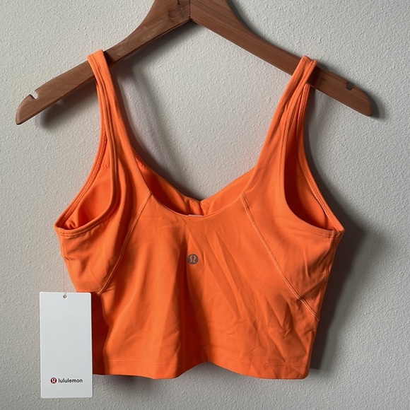 NWT Lululemon Align Tank Top Orange Soda Size 8 - Picture 2 of 9